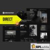 direct film video production elementor pro template kit