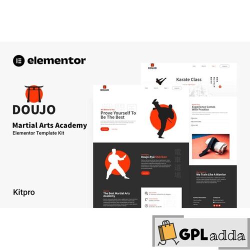 Doujo - Martial Arts Academy Elementor Template Kit