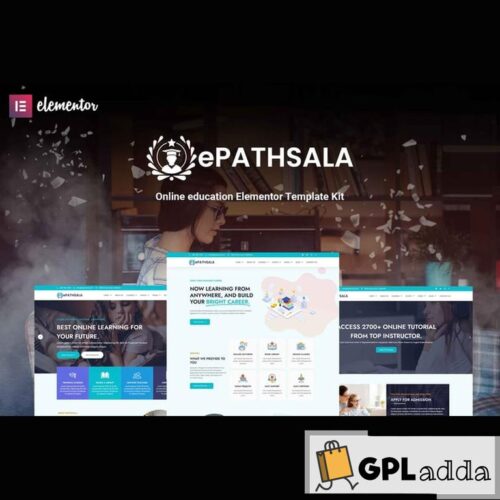 ePathsala - Online Education Elementor Template Kit