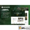 ecoraise environmental charity nonprofit elementor template kit