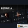 enigma personal portfolio elementor template kit