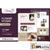 floria flower boutique decoration elementor template kit