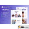 fluenca social media agency elementor pro full site template kit