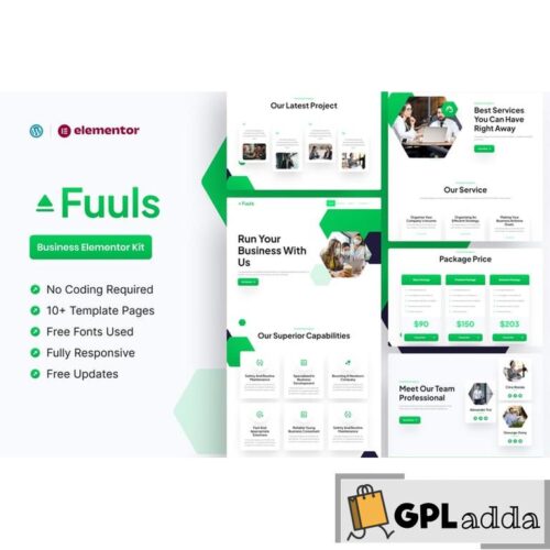 Fuuls -  Business Elementor Pro Template Kit