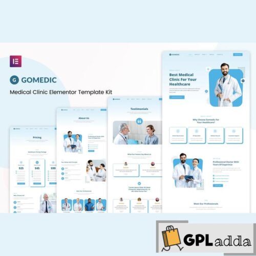 Gomedic - Medical Elementor Template Kit