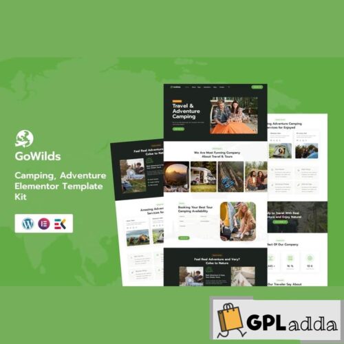 Gowilds - Travel & Tour Booking Elementor Template Kit