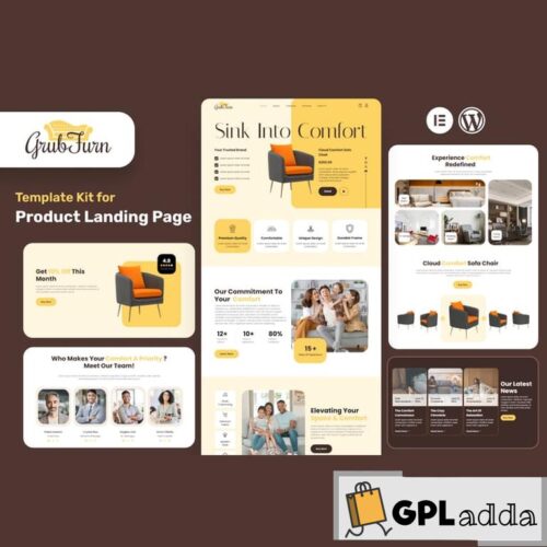 GrubFurn - Single Product Elementor Pro Template Kit