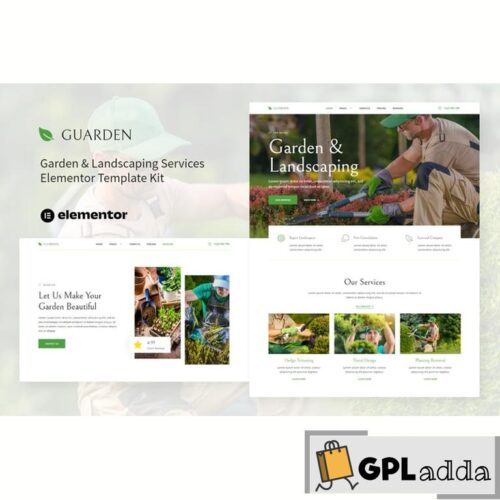 Guarden - Garden & Landscaping Services Elementor Template Kit