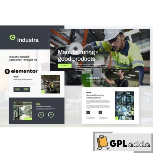 Industra - Industry & Manufacturing Elementor Template Kit