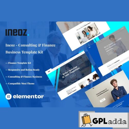 Ineoz - Consulting & Finance Business Elementor Template Kit