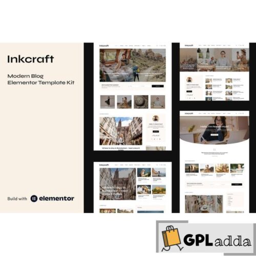 Inkcraft - Modern Blog & Magazine Elementor Pro Template Kit