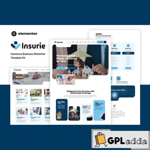 Insurie - Insurance Business Elementor Template Kit