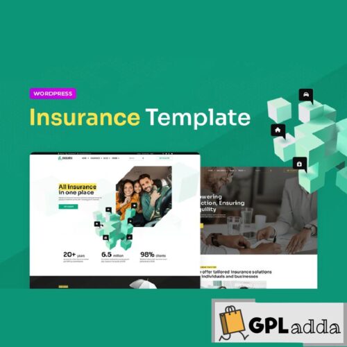 Insurx - Insurance Agency Elementor Pro Template Kit