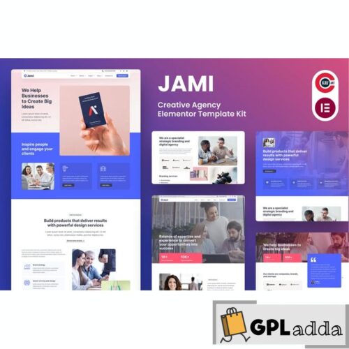 Jami - Creative Agency Elementor Template Kit