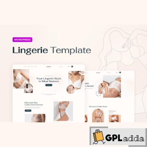 Jantel - Lingerie & Nightwear Store Elementor Pro Template Kit