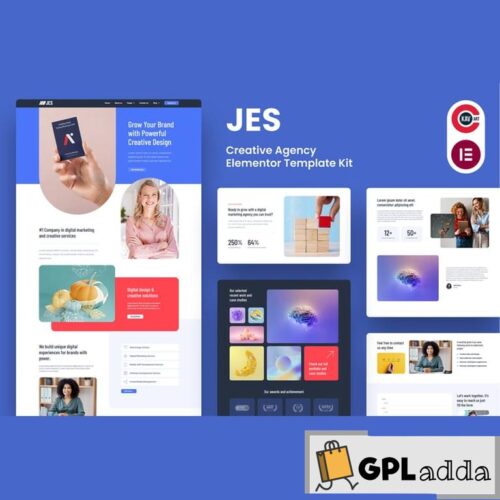 Jes - Creative Agency Elementor Pro Template Kit