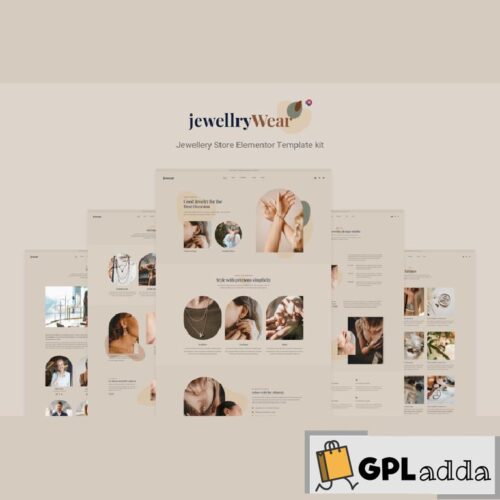 JewellryWear - eCommerce Elementor Template kit