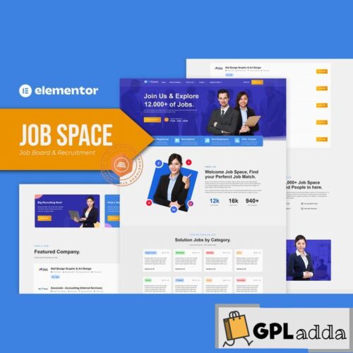 Job Space - Job Board & Recruitment Elementor Template Kit