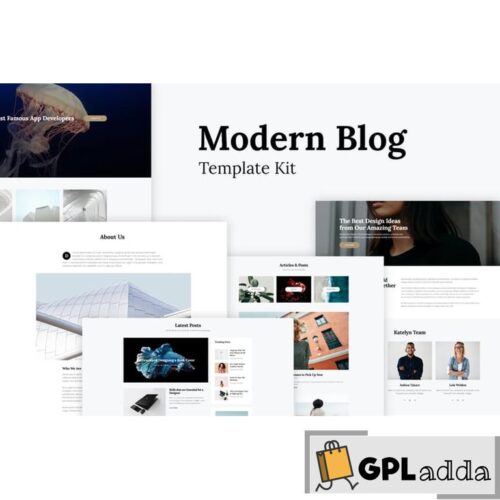 Katelyn - Modern Blog Template Kit