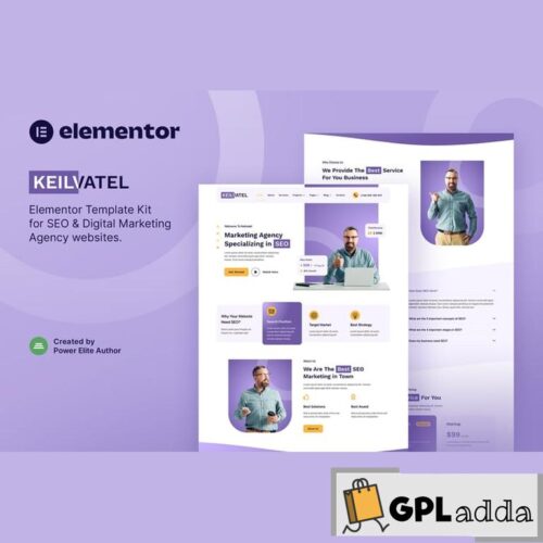 Keilvatel - SEO & Digital Marketing Agency Elementor Template Kit