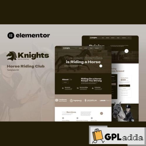 Knights - Horse Riding Club Elementor Template Kit