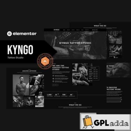 Kyngo - Tattoo Studio Elementor Template Kit