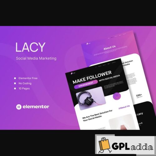 Lacy - Social Media Marketing Template Kits