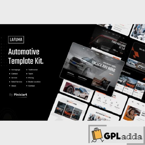 Lafuma - Car Rental & Auto Dealer Elementor Template Kit