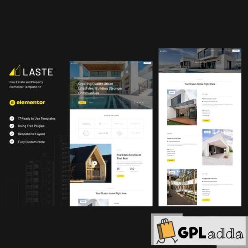 Laste - Real Estate & Property Elementor Template Kit