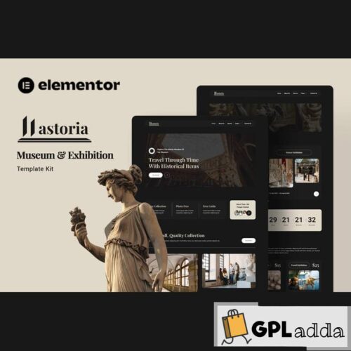 Lastoria - Museum & Exhibition Elementor Template Kit