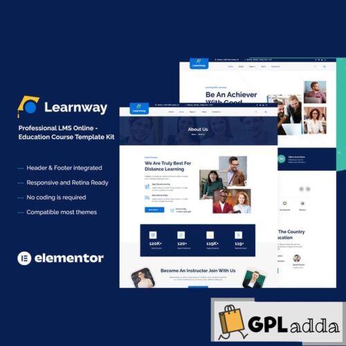 Learnway - Professional Online Education Courses Elementor Template Kit