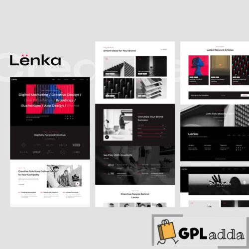 Lenka - Creative Digital Agency Elementor Template Kit