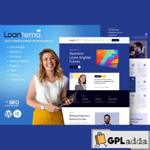 Loantema - Loan Service Elementor Template Kit