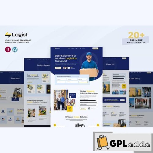 Logist - Logistics And Transport Elementor Pro Template Kit