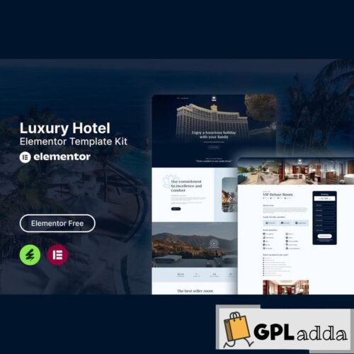 Lotuz - Luxury Hotel Elementor Template Kit