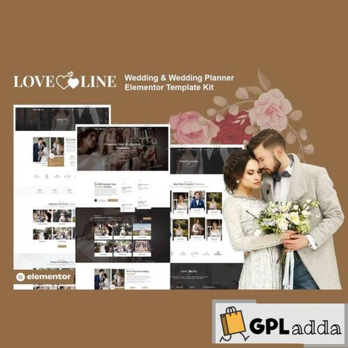 Loveline - Wedding & Wedding Planner Elementor Pro Template Kit