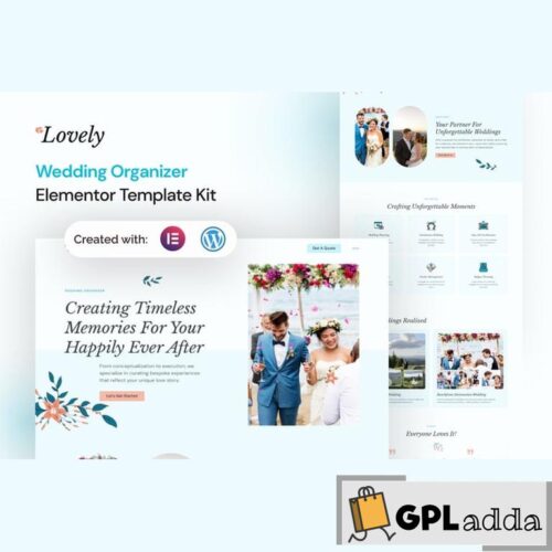 Lovely - Wedding Organizer Elementor Template Kit