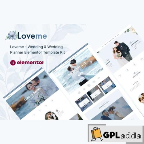 Loveme - Wedding & Wedding Planner Elementor Template Kit