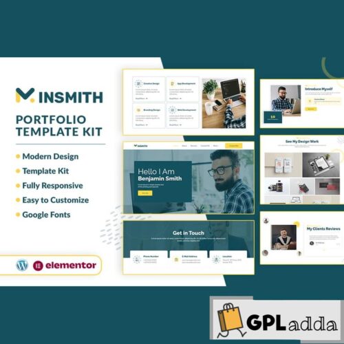 MINSMITH - Portfolio Elementor Template Kit