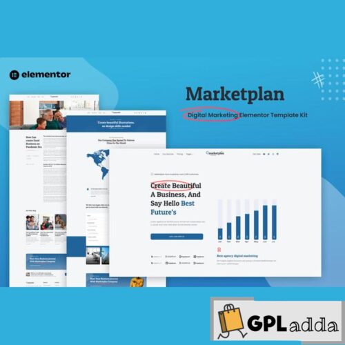 Marketplan - Digital Marketing Elementor Template Kit