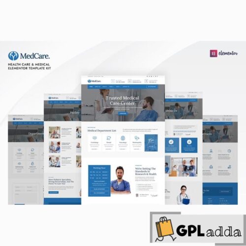 Medcare - Health Care & Medical Elementor Template Kit