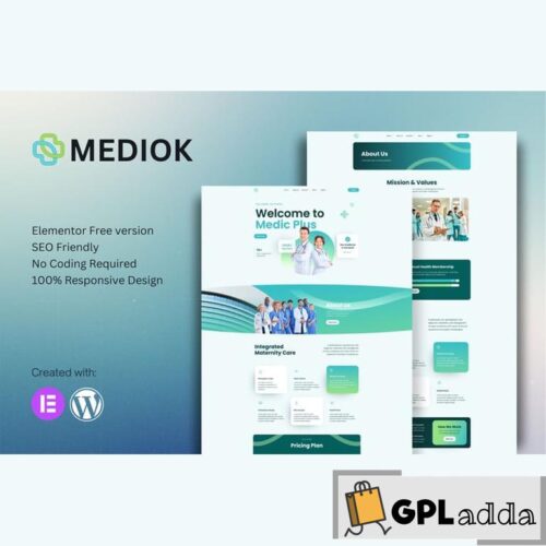 Mediok - Medical Elementor Template Kit