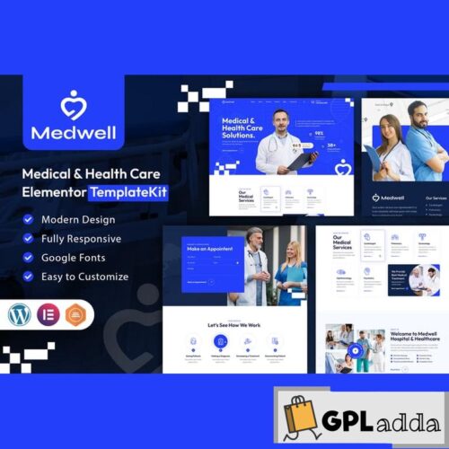 Medwell - Medical & Health Care Elementor Template Kit