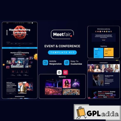 Meetfair - Event & Conference Elementor Template Kit