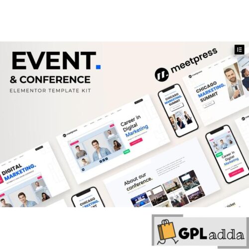 Meetpress - Event & Conference Elementor Template Kit