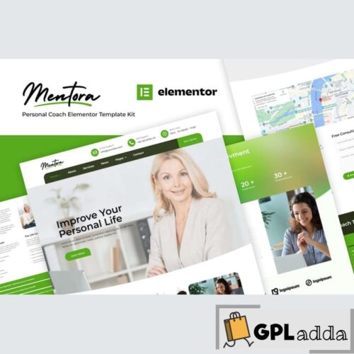 Mentora - Personal Coach Elementor Template Kit