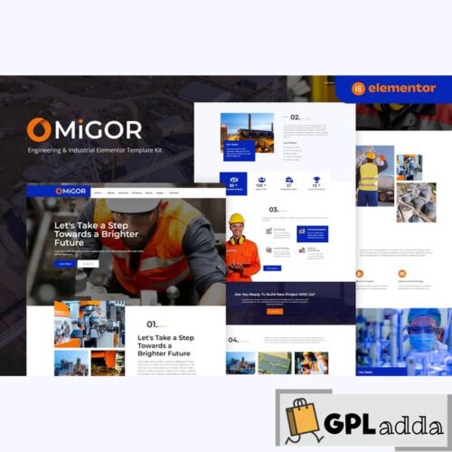 Migor - Engineering & Industrial Elementor Template Kit