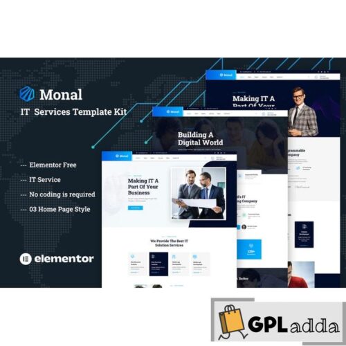 Monal - IT Service Elementor Template Kit