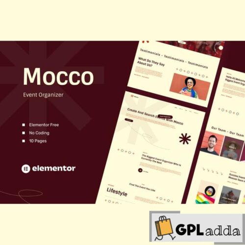 Moocoo - Event Organizer Elementor Template Kit