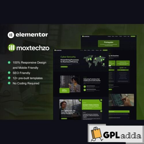 MoxTechzo - Tech Company & IT Service Elementor Template Kit